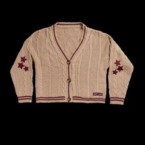 Taylor Swift Limited Edition Beige & Red Cardigan